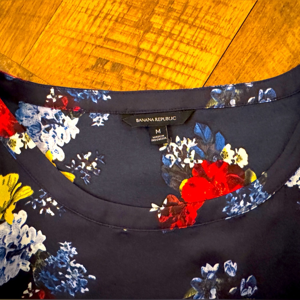 Banana Republic floral shirt